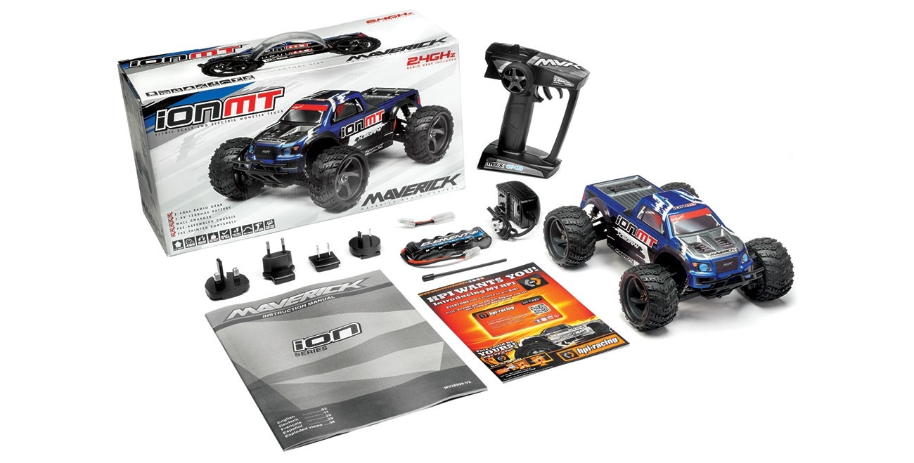maverick ion mt 2.4 ghz monster truck