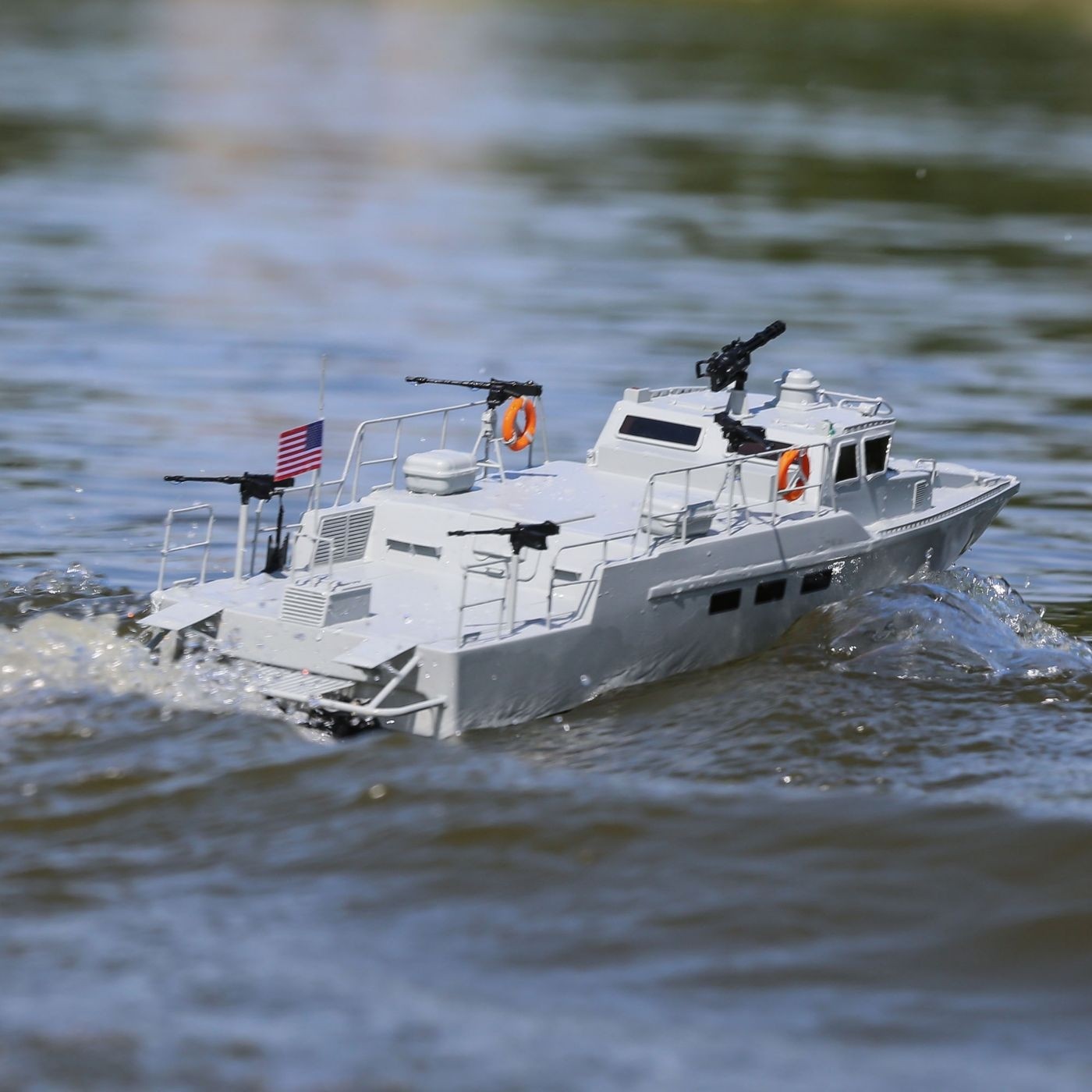 Pro Boat 22-inch RTR Dual-Brushed Riverine Patrol Boat PRB08035 ...