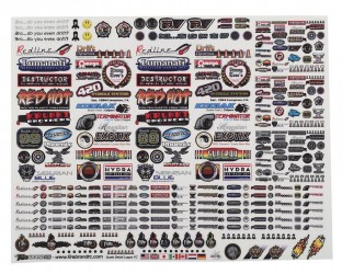 FireBrand RC Sponsor Logos 1C Vinyl Decals 8.5X11 1 10 Scale FBR71882 Cars Trucks Larry s Performance RC Online lprcs
