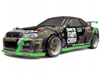 HPI Racing Micro RS4 Drift Fail Crew 1 18 4WD RTR Nissan Skyline R34 GT R HPI120101 Cars Trucks Larry s Performance RC Online lprcs
