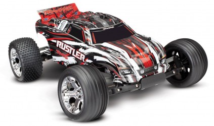 Traxxas Rustler XL 5 2WD 1 10 Stadium Truck Brushed RTR red TRA37054 1 REDX Cars Trucks Larry s Performance RC Online lprcs