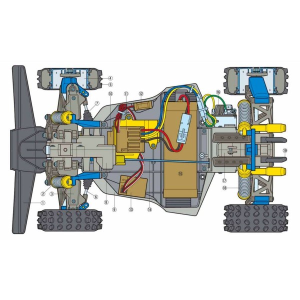 tamiya bigwig 2017 off road buggy kit tam47330