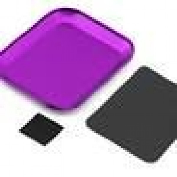 175RC Small Aluminum Parts Tray & Magnetic Screw Catcher (Purple) (4.2x3.5in) (107.88x89mm)