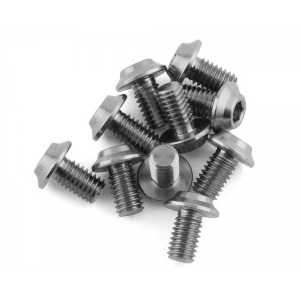 1UP Racing Titanium Pro Duty LowPro Head Screws (10) (3x5mm)