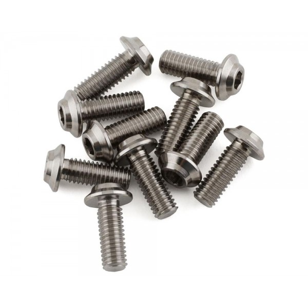 1UP Racing Titanium Pro Duty LowPro Head Screws (10) (3x8mm)