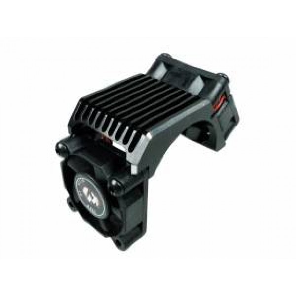 Motor HeatSink Dual Fan Black