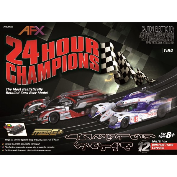 AFX 24 Hour Champions Set, 30ft (Toyota TS040/ Audi R18)
