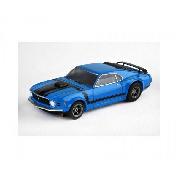 AFX Boss 302 Mustang Slot Car, Blue