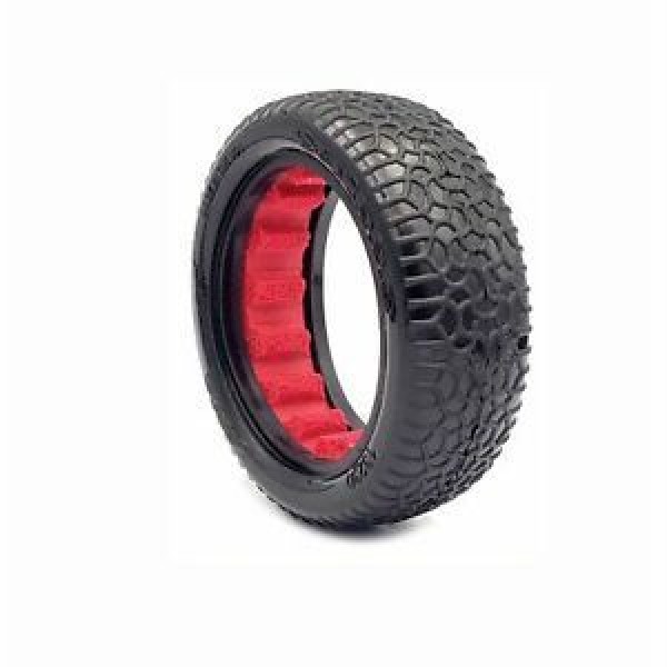 AKA Racing 1/10 Front Scribble 2.2" 2WD Buggy Tires (Clay) (2)