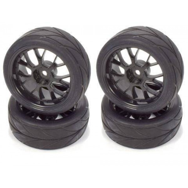 APEX 1/10 On-Road Wheel/Tire Black