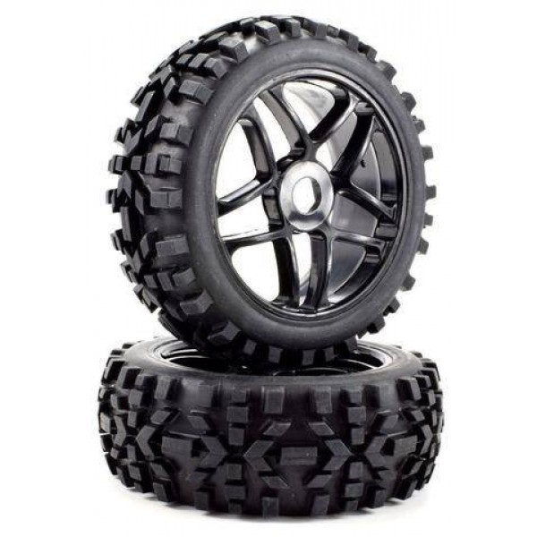 APEX 1/8 Buggy Attack Wheel/Tire