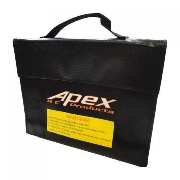 Apex RC XL Jumbo Lipo Fire Resistant Charging Bag (240mm/65mm/80mm)