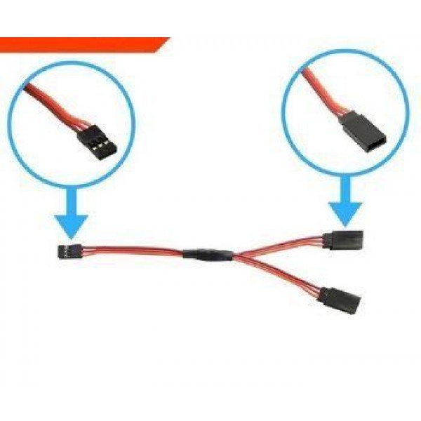 APEX RC JR Style 6" / 150MM Servo Y-Harness