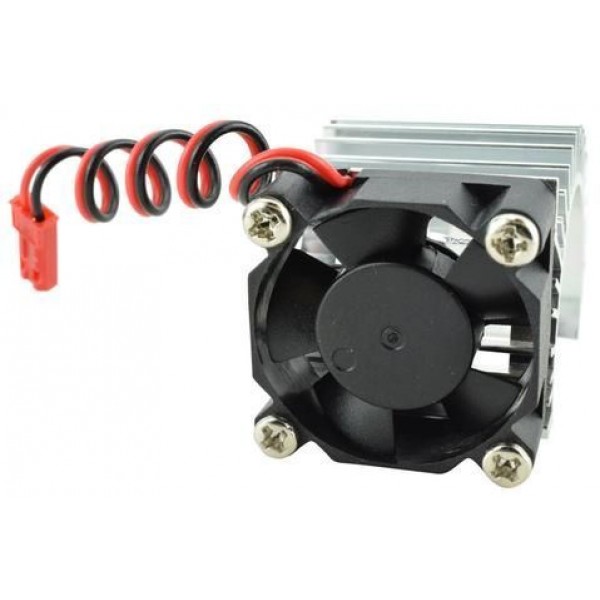 Apex RC Products Aluminum Heat Sink with 30mm Fan, Silver (540/550 Motors)