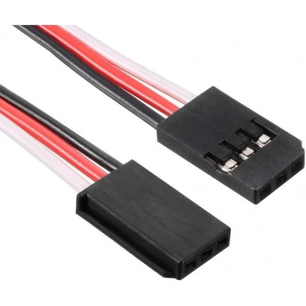 Apex RC Futaba Style 3" (75mm) Male Male Servo Extension