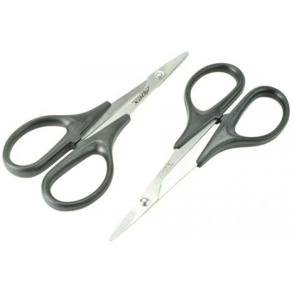 Apex RC Products Body Trimming Scissor Set (1 Straight/1 Curved)