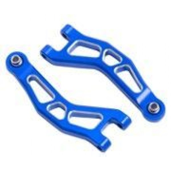 APS Racing Aluminum Front Upper Arm Set for ARRMA 1:18 Granite Grom Blue