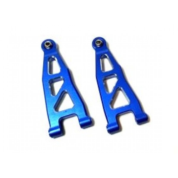 APS Racing Aluminum Front Upper Arm Set for Arrma 1/18 Granite, Blue
