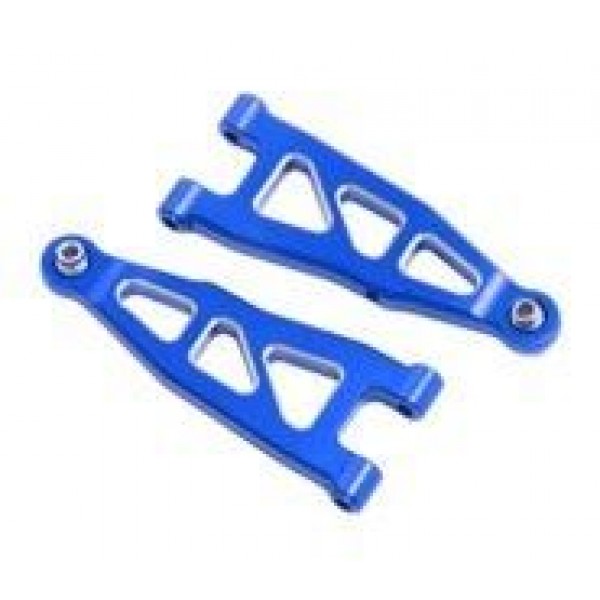 APS Racing Aluminum Rear Upper Arm Set for ARRMA 1:18 Granite Grom Blue