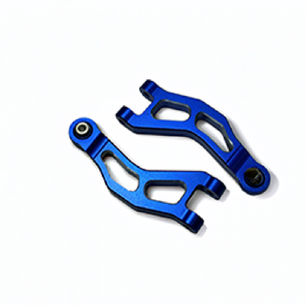 APS Racing Aluminum Front Upper Arms (Arrma Mojave, Blue) (2)