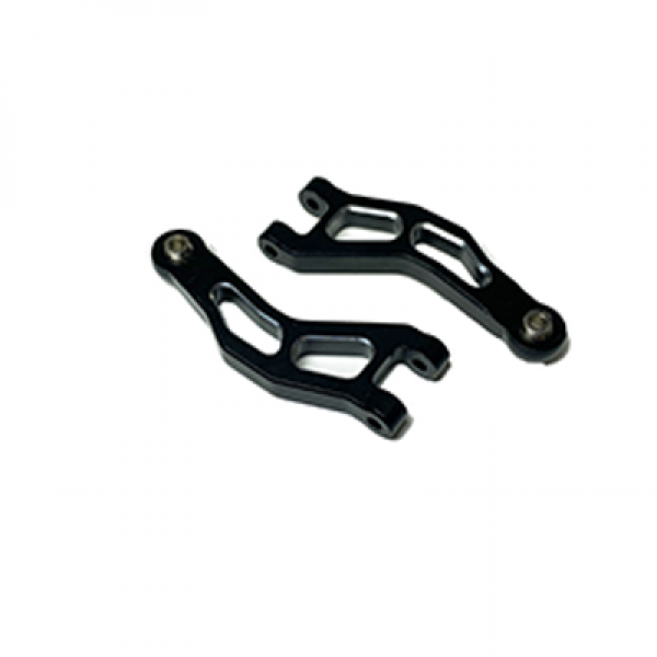 APS Racing Aluminum Front Upper Arm Set (Arrma Mojave, Black)