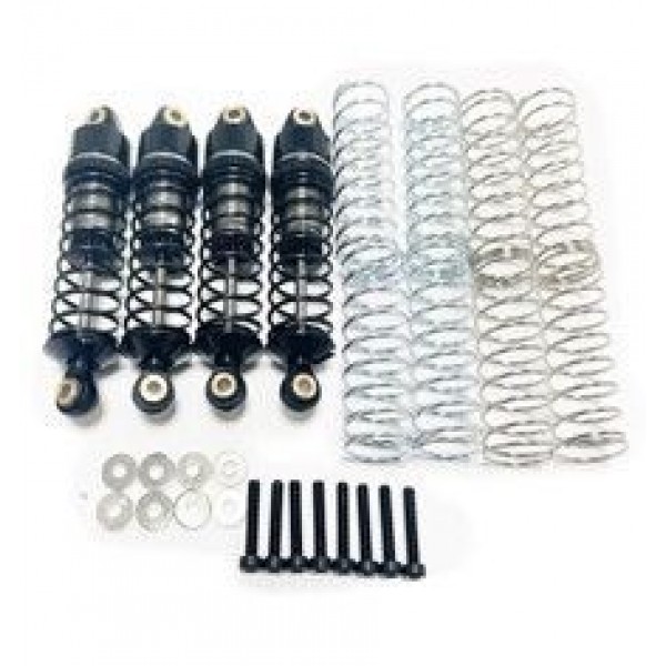 APS Racing Aluminum Front or Rear Shocks Set (Arrma, Black)