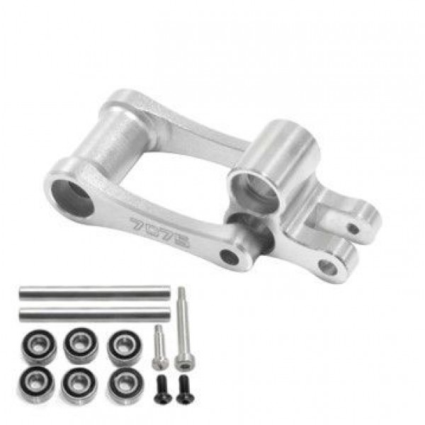 APS Racing Aluminum Rear Knuckle & Pull Rod for LOSI 1:4 Promoto-MX Motorcycle Silver