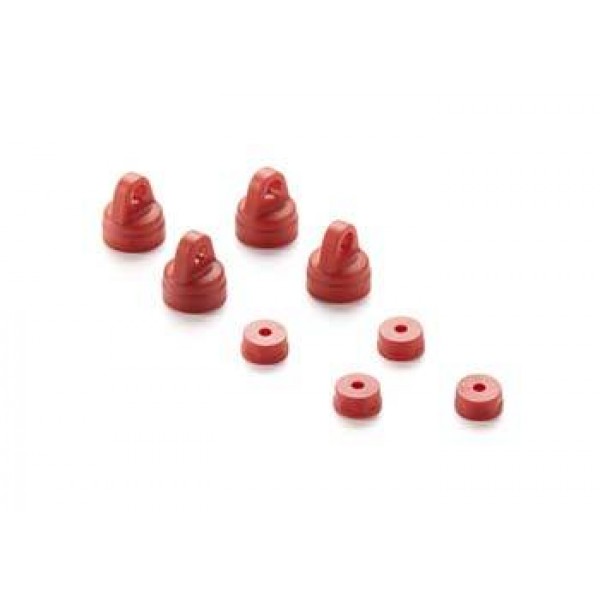 Arrma Shock Cap Set, Red (4)
