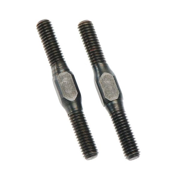 Arrma Steel Turnbuckles, M4x36mm, Black (2)