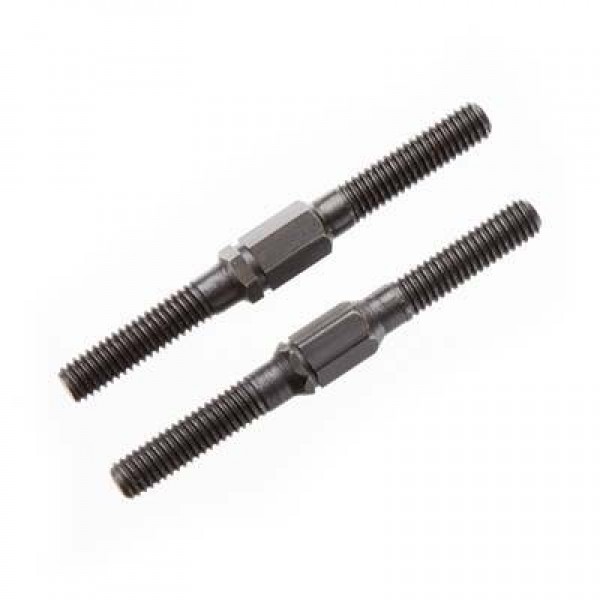 Arrma Steel Turnbuckles, M4x45mm, Black (2)
