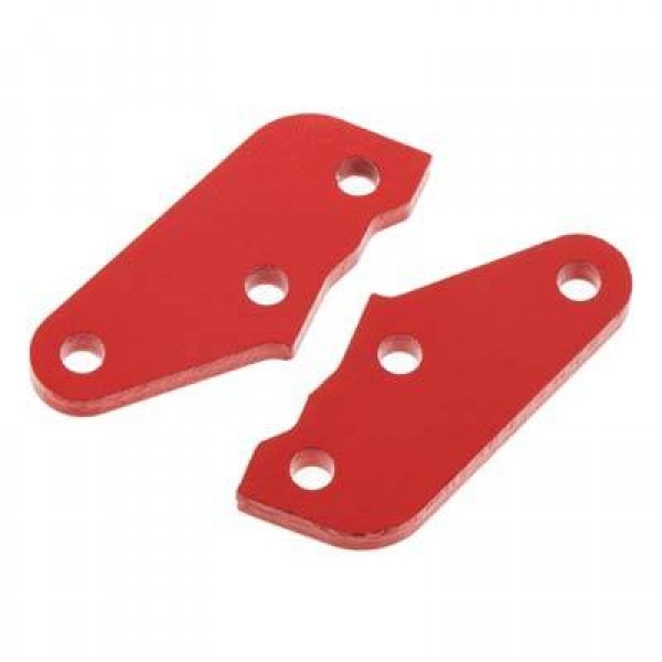 Arrma Aluminium Steering Plates, A, Red (2)