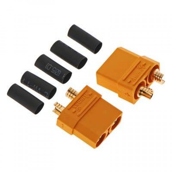 Arrma Female Amass XT-90 Connector with Heatshrink Tubing (2)