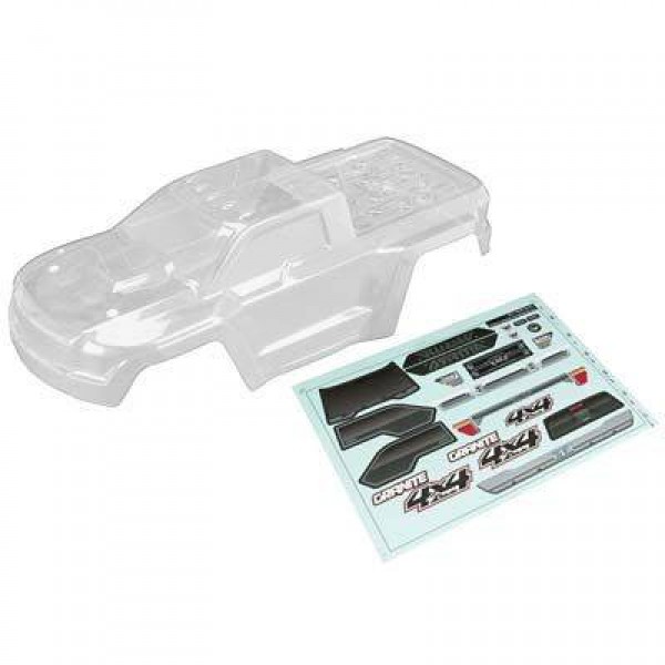Arrma Granite 4x4 Clear Body with Decals