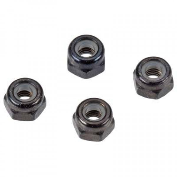 Arrma Nylon Nuts, 3mm (4)