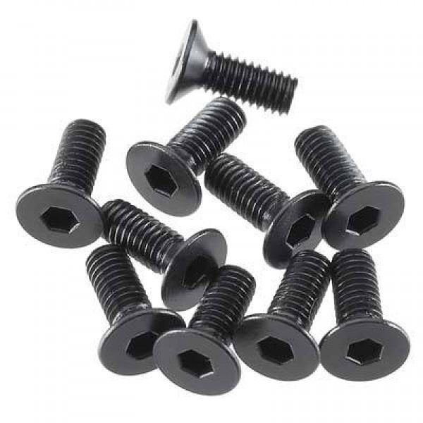 Arrma Flat Head Screws, 3x8mm (10)
