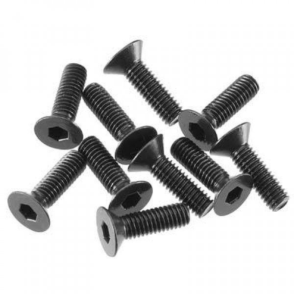 Arrma Flat Head Screws, 3x10mm (10)