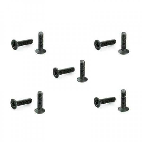 Arrma Flat Head Cross Machine Screws, 3x12mm (10)