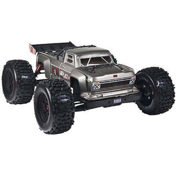 Arrma 1/8 Outcast 6S 4WD BLX Stunt Truck Silver