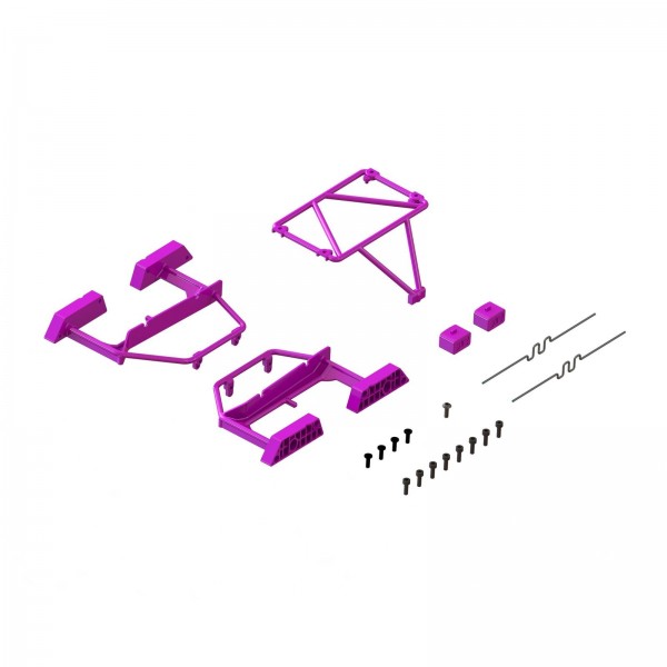 Arrma Grom Desert Truck Body Roll Cage Set, Purple