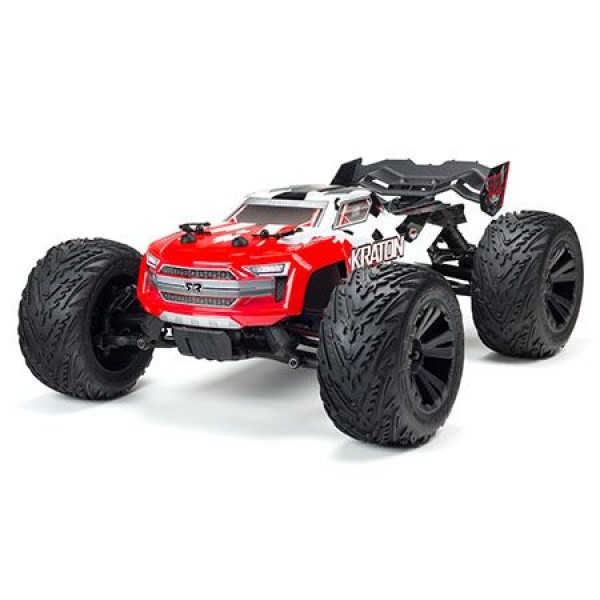 Arrma Kraton 4x4 4S BLX RTR Brushless 1/10 Monster Truck, Red