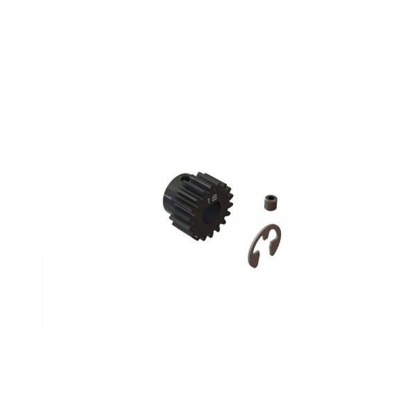 Arrma Steel 18T Mod1 Safe-D8 Pinion Gear, 8mm Motor Shaft