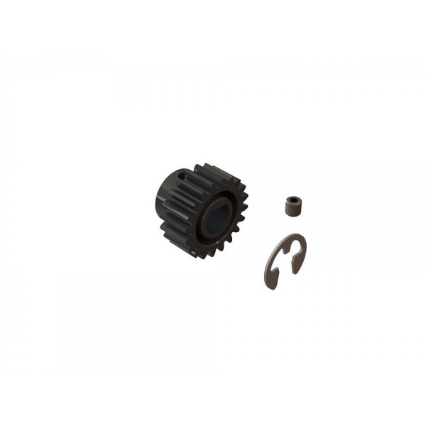 Arrma Steel 20T Mod1 Safe-D8 Pinion Gear, 8mm Motor Shaft