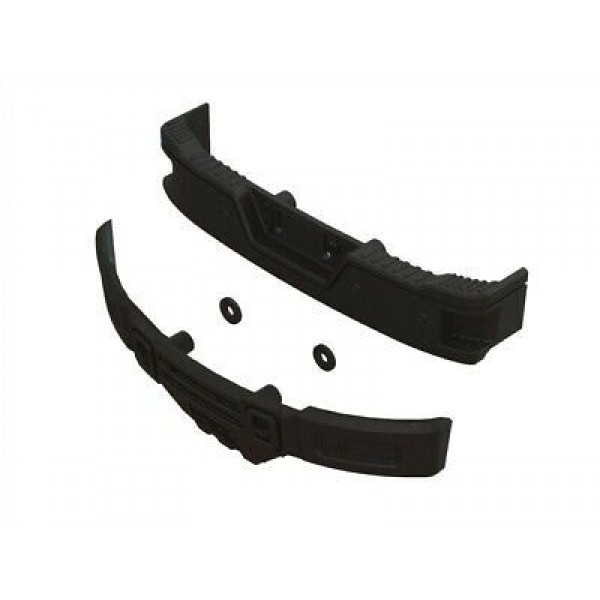 Bumper Set, Black (1/10 Big Rock)