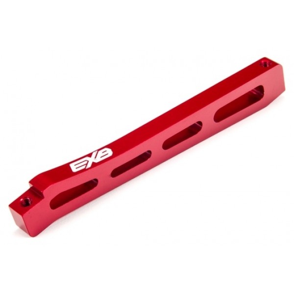 Arrma Aluminum Front Center Chassis Brace, 118mm, Red