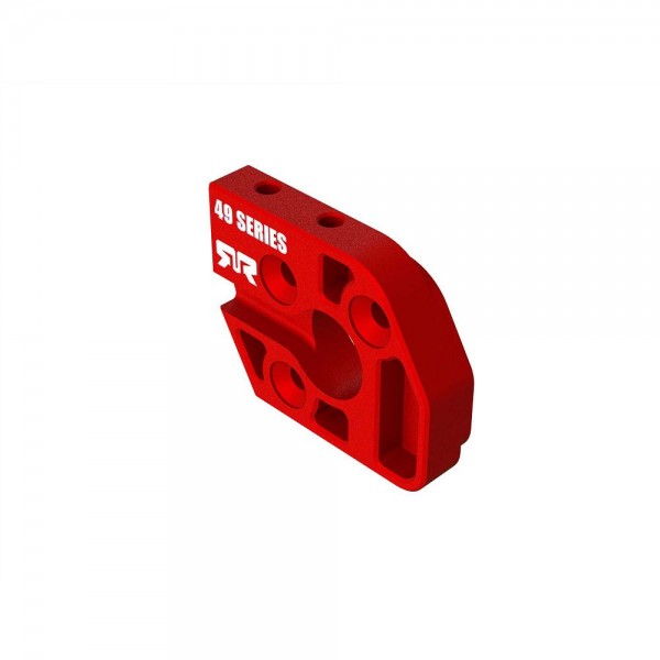 Arrma Aluminum Motor Plate 49 Series, Red