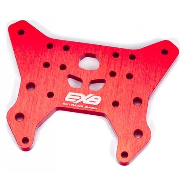 Arrma Front Shock Tower, CNC 7075 T6 Aluminum, Red