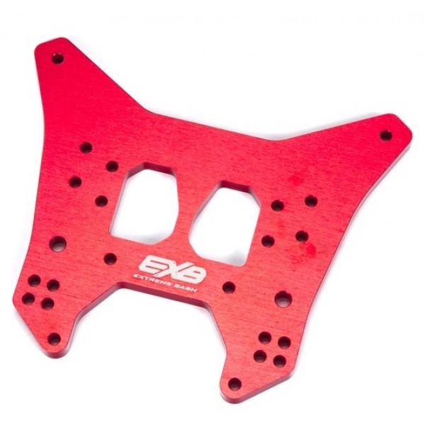 Arrma Aluminum Rear Shock Tower, CNC 7075 T6, Red