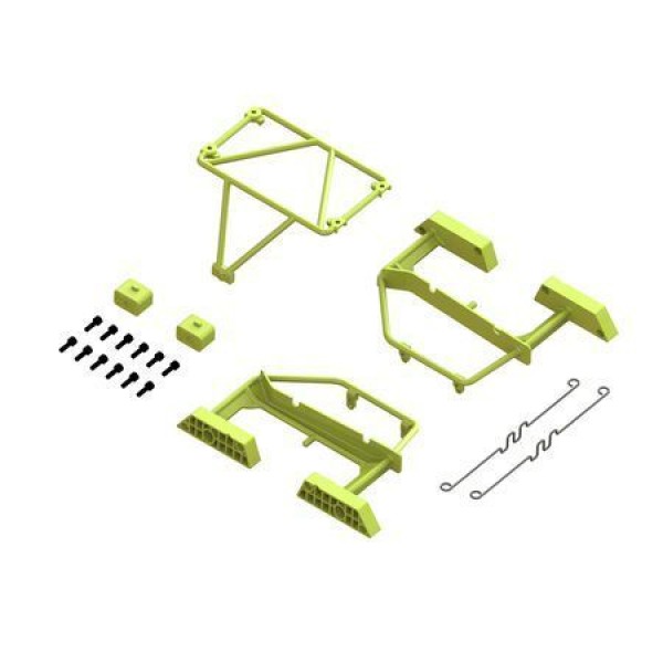 Arrma Desert Truck Body Roll Cage Set, Yellow: GROM