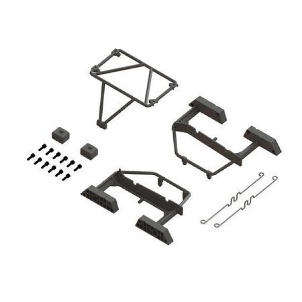 Arrma Desert Truck Body Roll Cage Set, Black: GROM