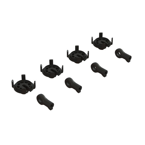 Arrma Shock Rod End & Spring Perch Set (4)